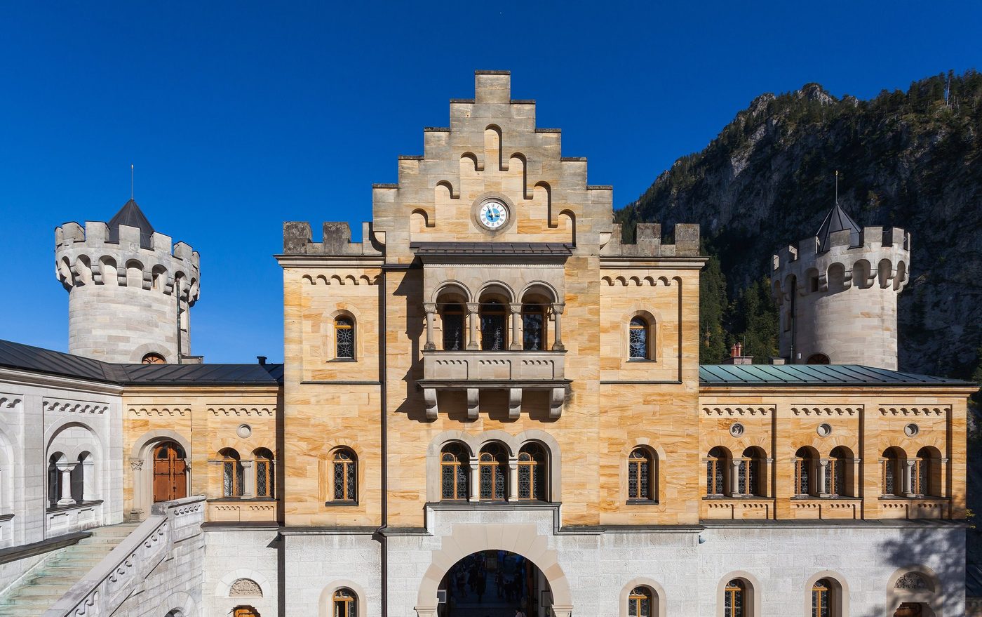 Neuschwanstein Castle's red Gateway Building