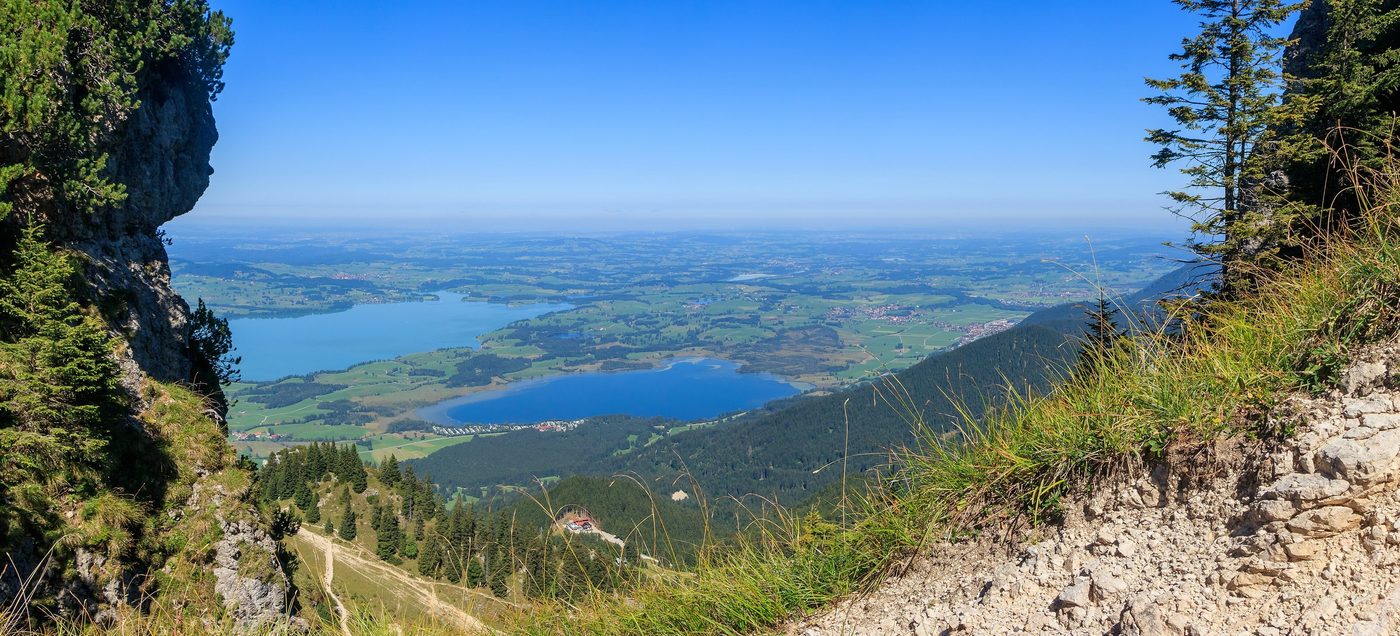 The Forggensee below the Tegelberg